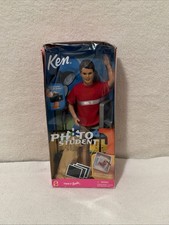 Mattel Ken Photo Student Fashion Doll 12in w/ Dog  Camera 55263 NEW IN BOX