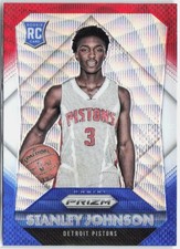 2015-16 Panini Prizm #320 Stanley Johnson Red, White & Blue Prizms
