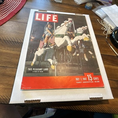LIFE Magazine July 7, 1941 Illustrated News Issue Carousel Topic Time Inc
