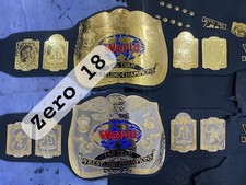 Dual And Golden Tag Team Heavyweight Wrestling Championship Belt (2 Belts)