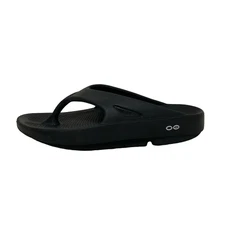 Auth Oofos - Black OOfoam (synthetic fiber) Unisex Sandals
