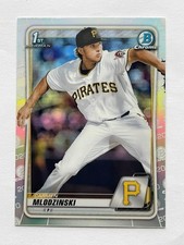 2020 Bowman Draft Chrome 1st Refractor Carmen Mlodzinski #BD-149 Pirates