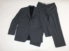 J. Press Men's 3 Button Suit Size 40 Regular 33 x 28 Charcoal Gray Houndstooth