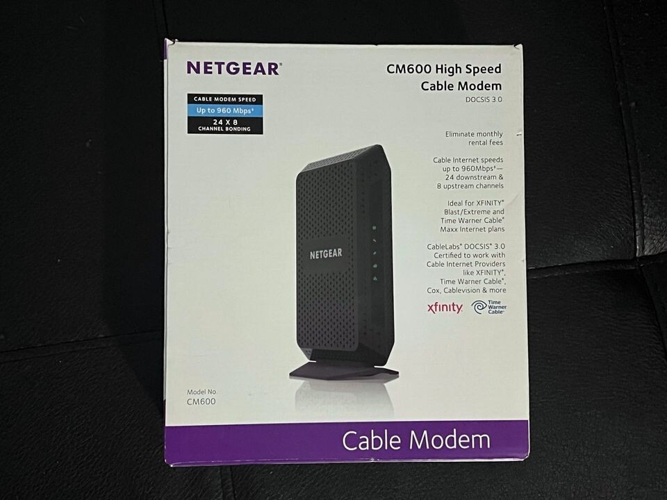 Wifi Modem NETGEAR CM400 Cable Modem For Xfinity, Spectrum & Cox - Up ...