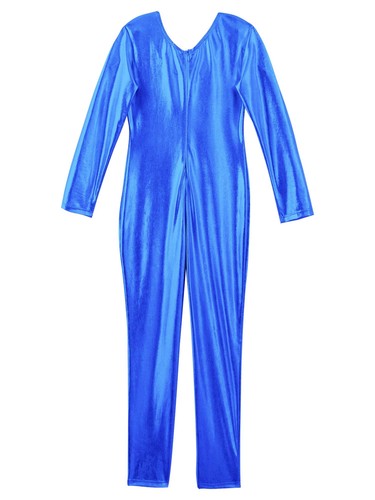 Girls Jumpsuit Costume Leotard Sport Bodysuit Hip Hop Unitard Kids Dancewear - Picture 45 of 70