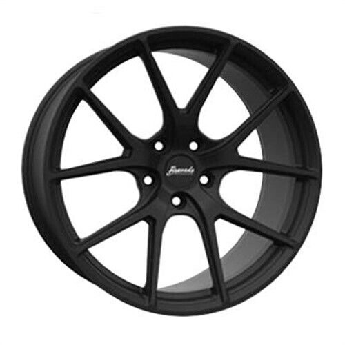 4 New 20X9.5 Bravado Tribute Black Matte Wheel/Rim 5X115 ET18 TB0N515185 - Picture 1 of 3