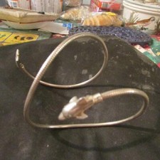 Fabulous Vintage Quality Solid Silver Dolphin Snake Style Cuff/Slave Bangle