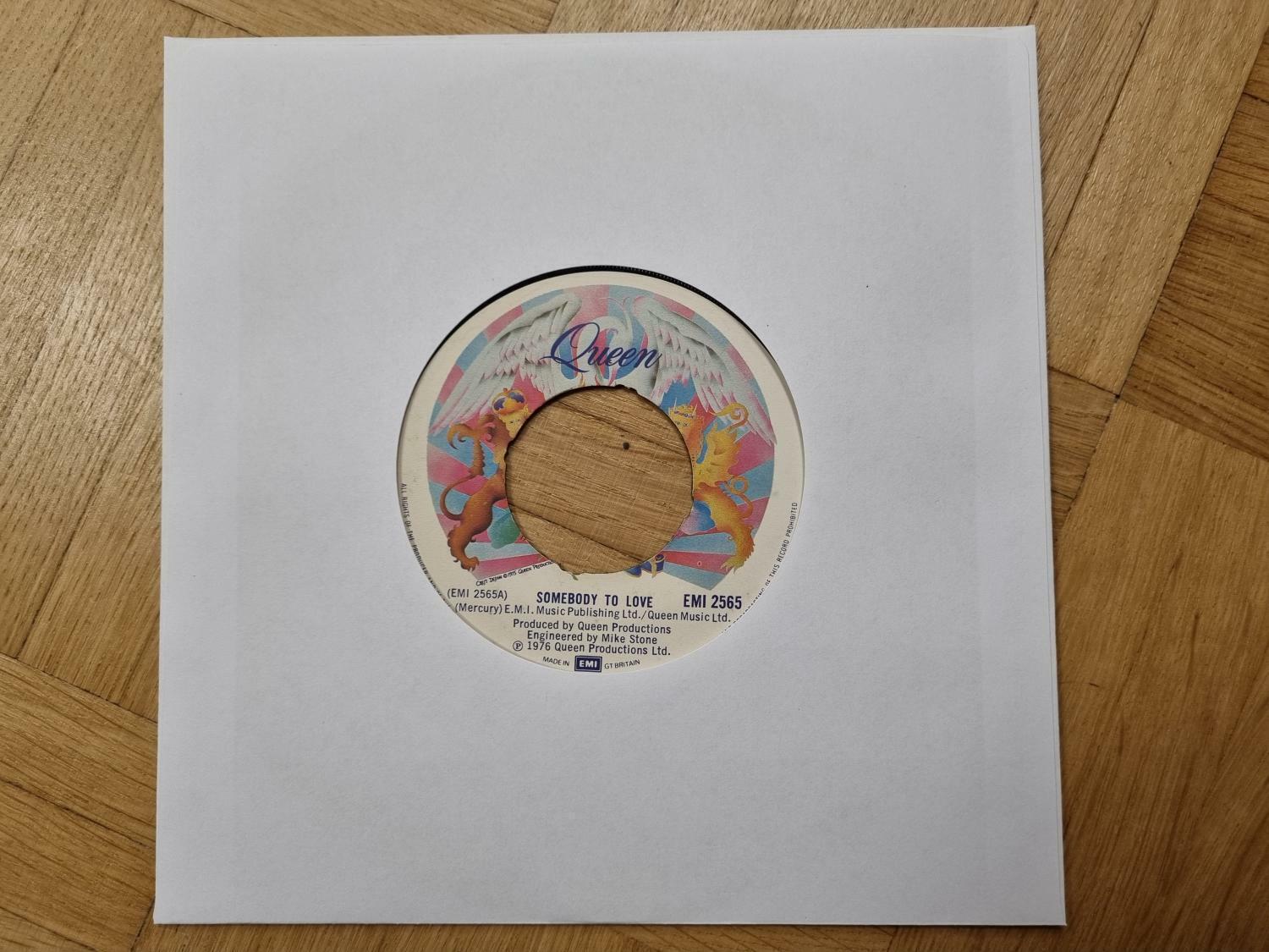 7"" Single Vinyl Queen/ Freddie Mercury - Somebody to love UK