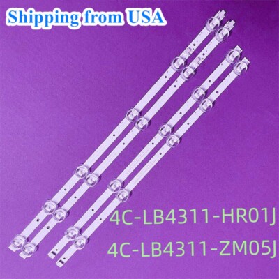 New LED Strips ForTCL GIC43LB32_3030F2.1D 43S425 43S423 43S421 43UC6306T 43EP600