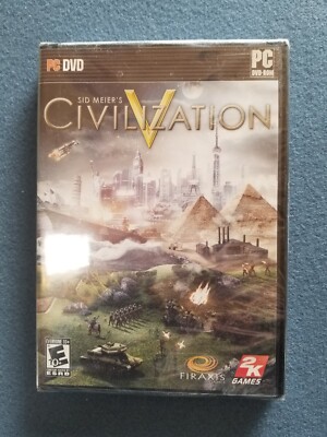 Sid Meier's Civilization V, PC DVD-ROM Video Game (NEW SEALED)