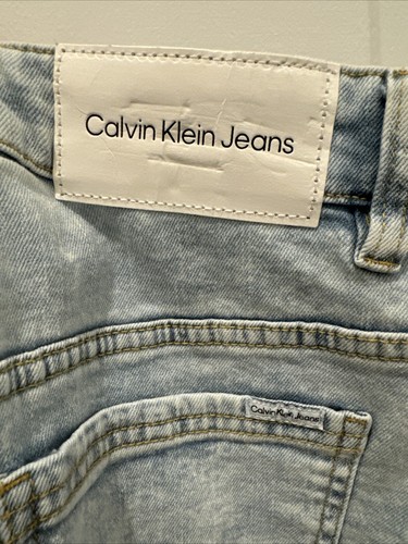 Calvin Klein Jeans 5 Pocket Blue Denim Shorts Kid's Size 16 NEW - Picture 6 of 6