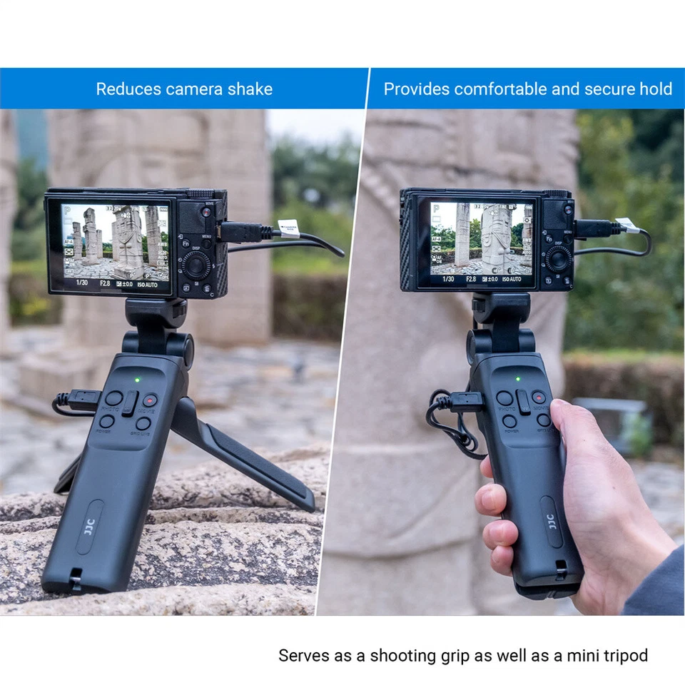 Remote Control Tripod Shooting Grip for Sony ZV-1 RX100 M7 M6 M5 M4 M3 M2 A7 IV - Image 3 of 4