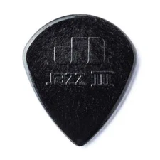 Pack of 6 - Dunlop Jazz III Nylon Black Stiffo