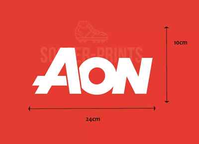 AON Replacement Sponsor MUFC Football Shirt Reproduction