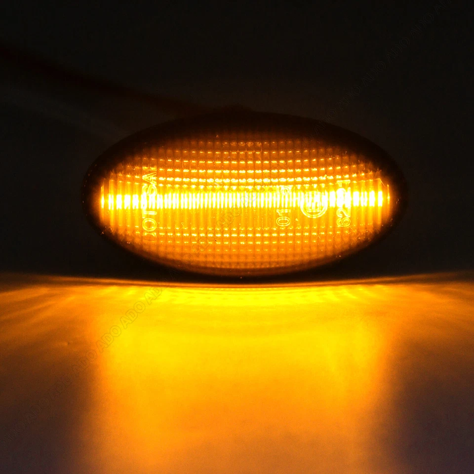 LED Side Indicator Turn Signal for Peugeot 1007 108 206 307 407 607 Partner | Black - Image 2 of 4