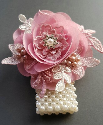  Handgelenkkorsage, Brautmutter, Hochzeit, Perlenarmband, handgefertigt die meisten Farben 