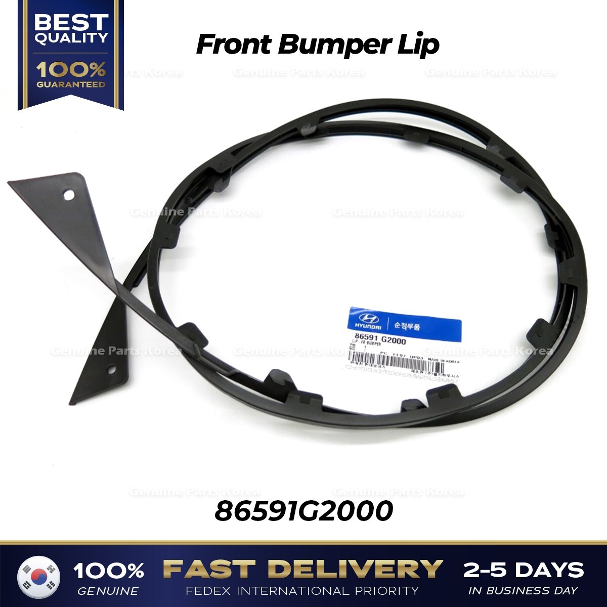 ゆう　② ⭐Genuine⭐ Front Bumper Lip 86591G2000 for Hyundai Ioniq | eBay