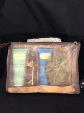 La Bella Provincia Honey Vanilla Bath Set Shower Gel Body Mist Body Lotion Pouf