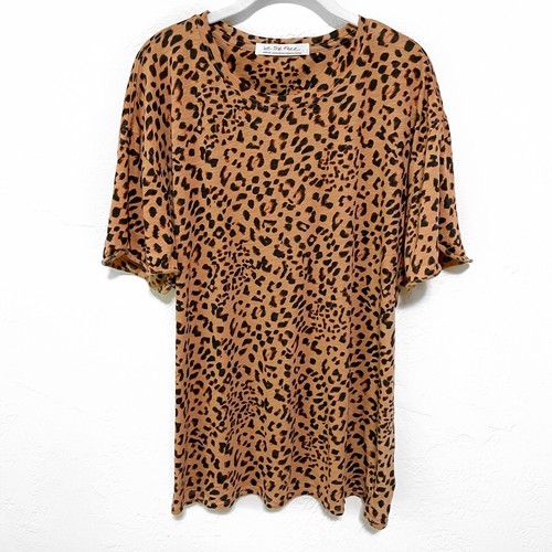 Clarity Cheetah Print Oversized T-Shirt 