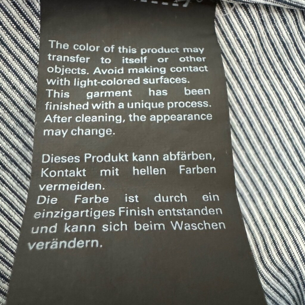 Hugo Boss Men's Stretch Blue-Black Jeans Size 34x34 thumbnail 10