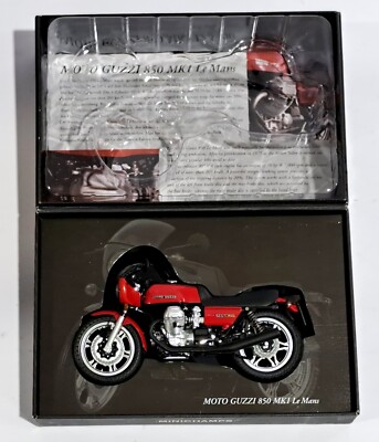 1/12 ミニチャンプス モトグッチ 850 MkⅠ ルマン 1976 シルバー/ブルー