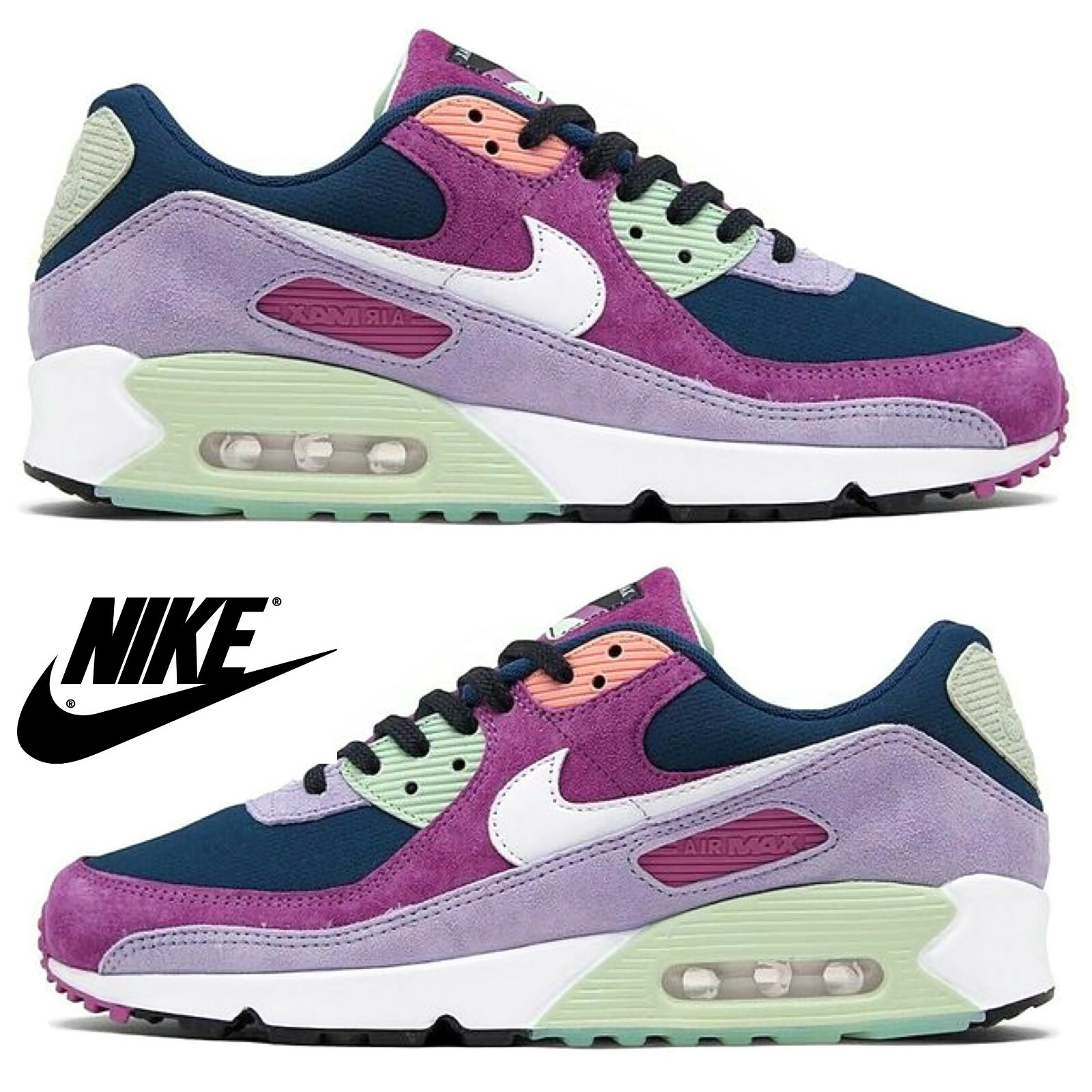 Nike Air Max 90 Men's Sneakers Running Casual Athletic Shoes Comfort Trainers 10