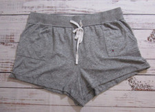 Tommy Hilfiger Heather Gray Elastic Waist Pull On Sweat Shorts Womens 2XL