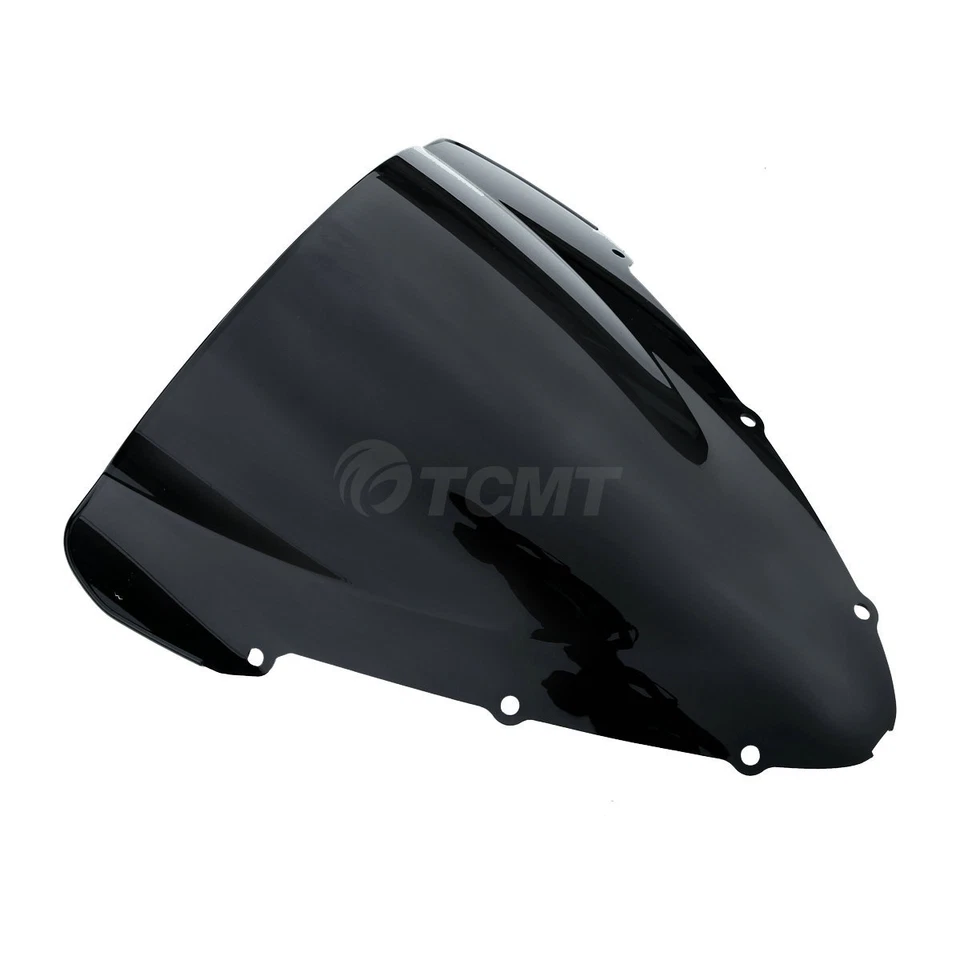 Parabrisas negro doble burbuja apto para Honda CBR600 F4i 2001-2008 2007 Foto 4 de 4