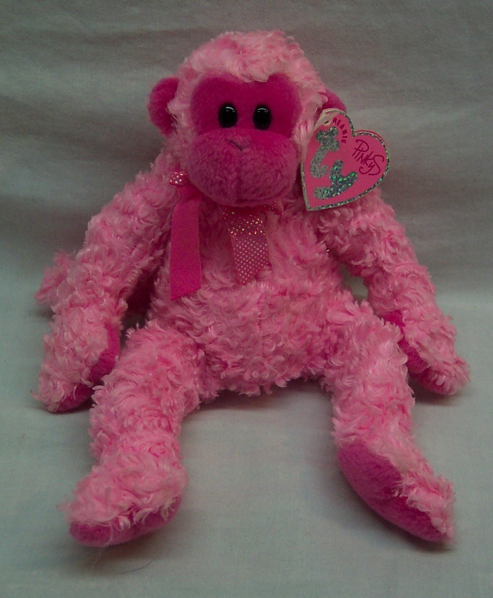 TY Pinkys JULEP THE BRIGHT PINK MONKEY 8