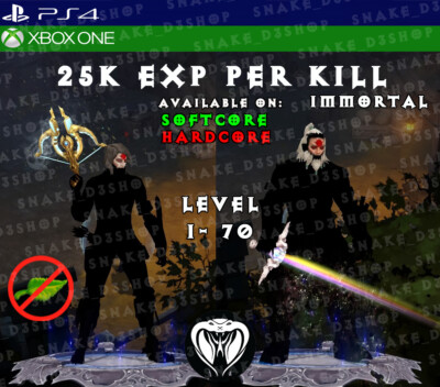 Diablo Ps4 Xbox One Fully Primal Modded Set For Level Up For All  Classes