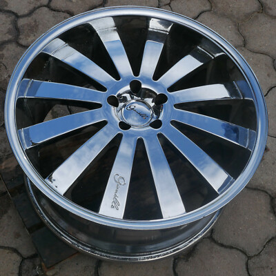 Einzel Chrom Felge Gianelle 10,5x22 ET36 LK120 14642205B Range Rover