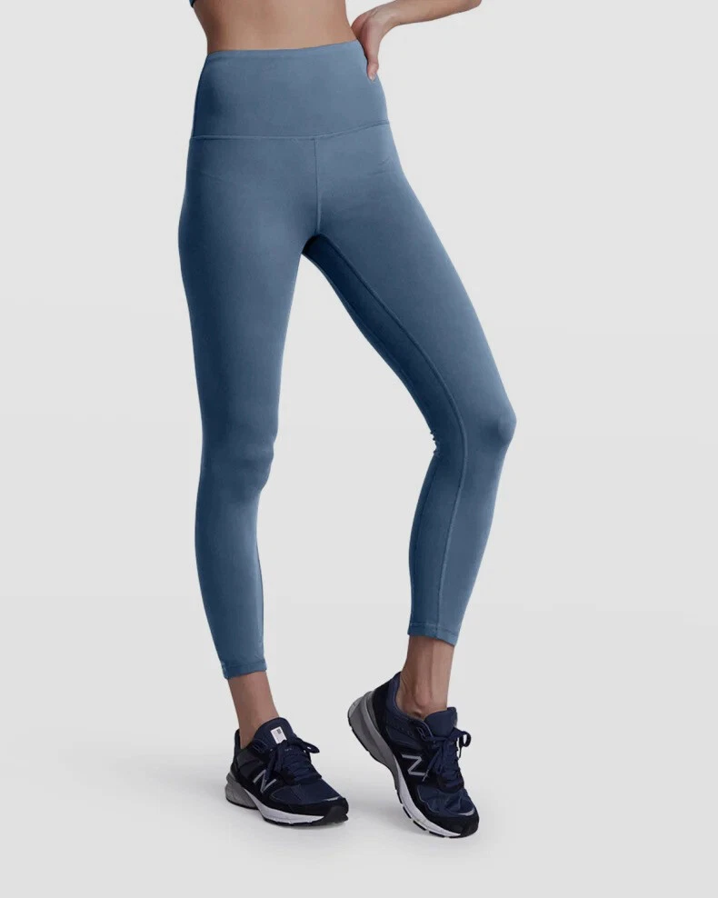 $98 Varley Women's Blue Let's Move Super High-Rise Leggings Size XS