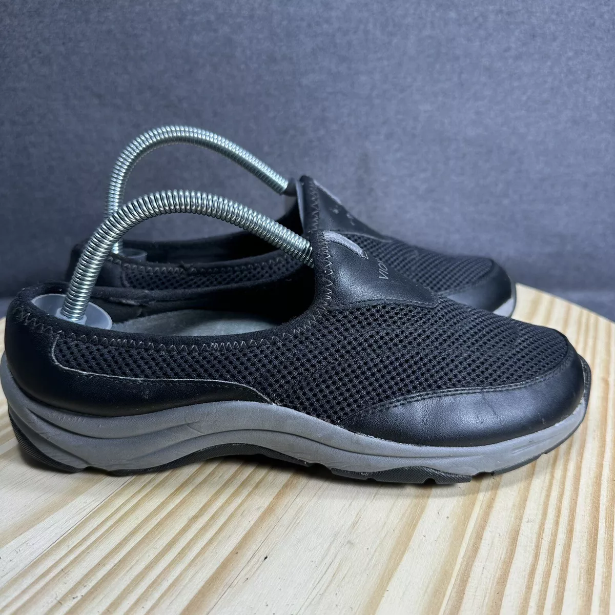 Vionic Heritage Black Slip On Tennis Shoes Womens 8 Comfort
