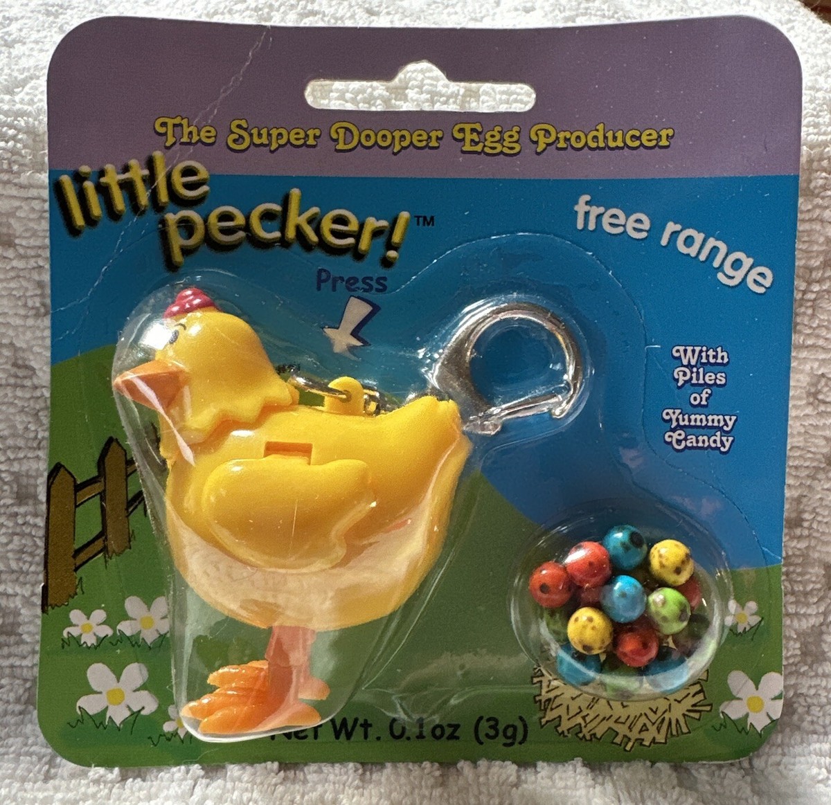 LITTLE PECKER Super Duper Pooper Chicken EASTER Fun Novelty Vintage v179