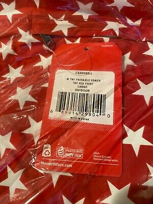 Supreme The North Face Packable Coaches Jacket Red TNF BOGO Supreme The North Face Packable Coaches Jacket Red TNF BOGO