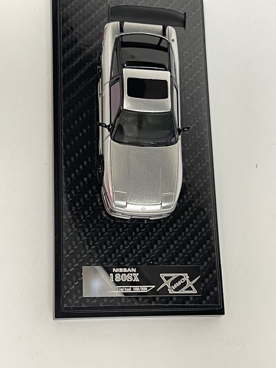 1/64 YM Models 404 Error Nissan 180SX in Silver with rear 1/64 YM Models 404 Error Nissan 180SX in Silver with rear
