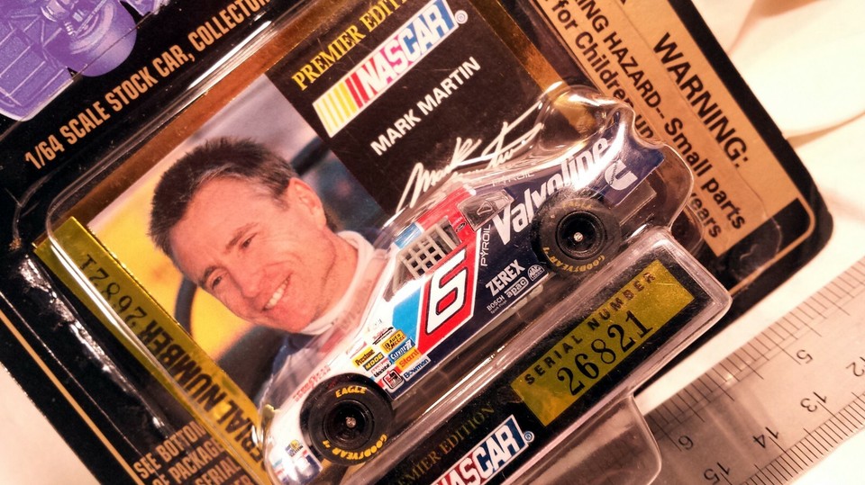 Racing Champions NASCAR MARK MARTIN VALVOLINE #6 MATCHING NUMBERS for ...
