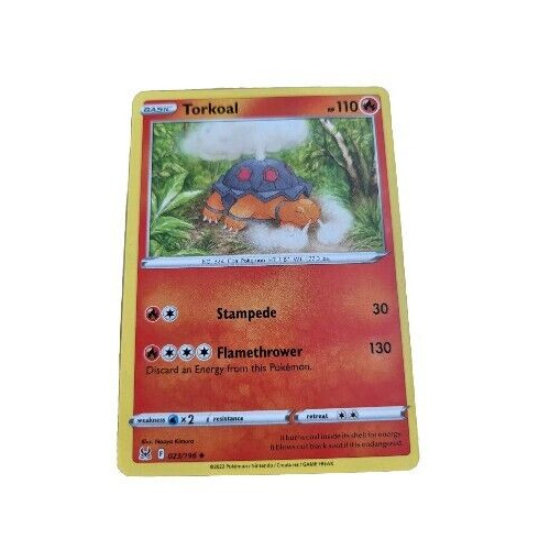 Torkoal Pokemon Trading Card 023/196 (F2