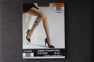 Giada Stützend Strumpfhose Gr. 40-42 Mandel 40 den seidiger Glanz OVP Neu