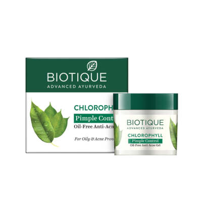 Biotique Chlorophyll Anti Akne Gel Für Fettige & Akne Haut 50g