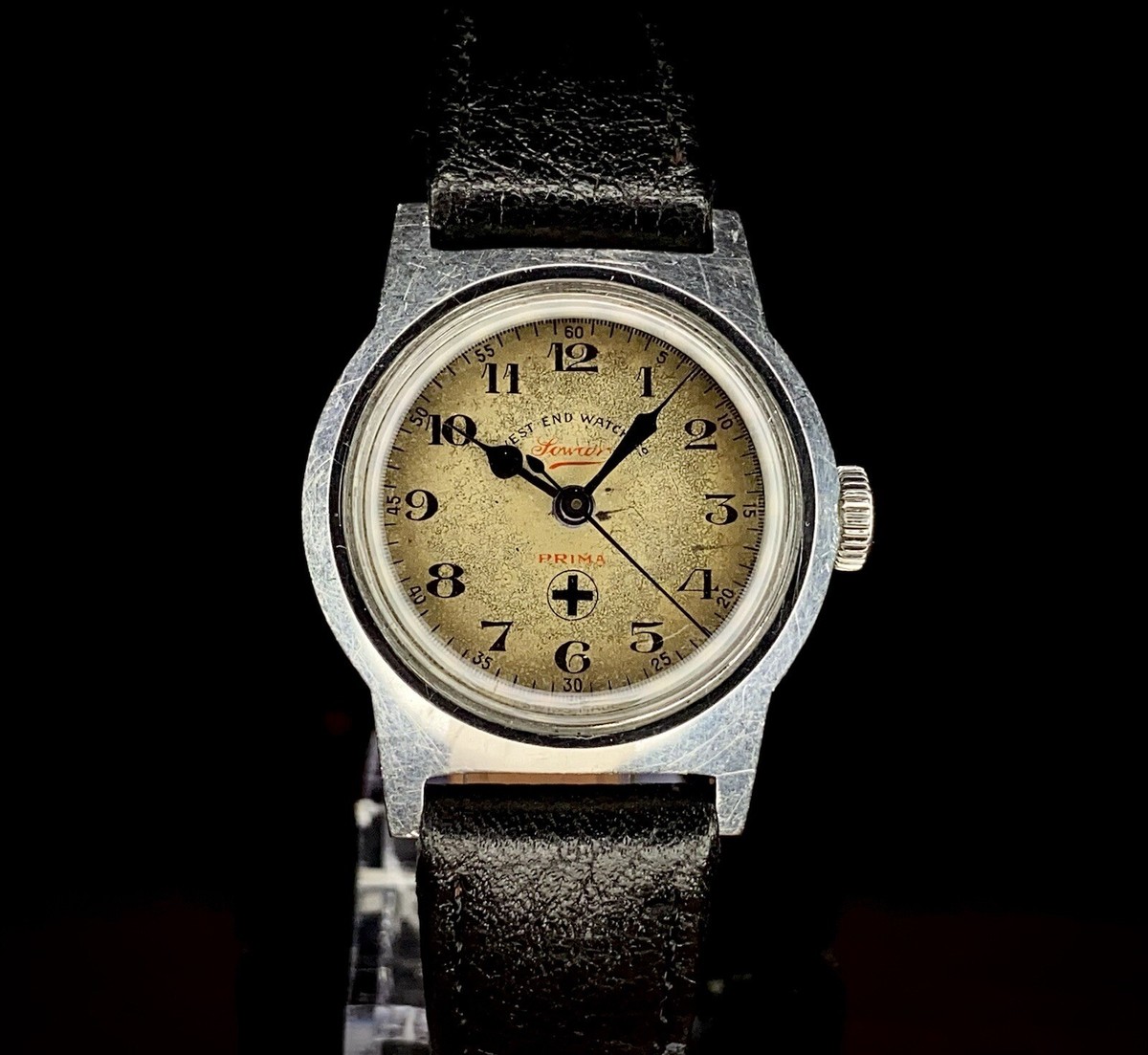 VintageM WEST END WATCH PRIMA Sowar 英軍官有 Vintage Military Size West End Watch Co Sowar Prima Manual