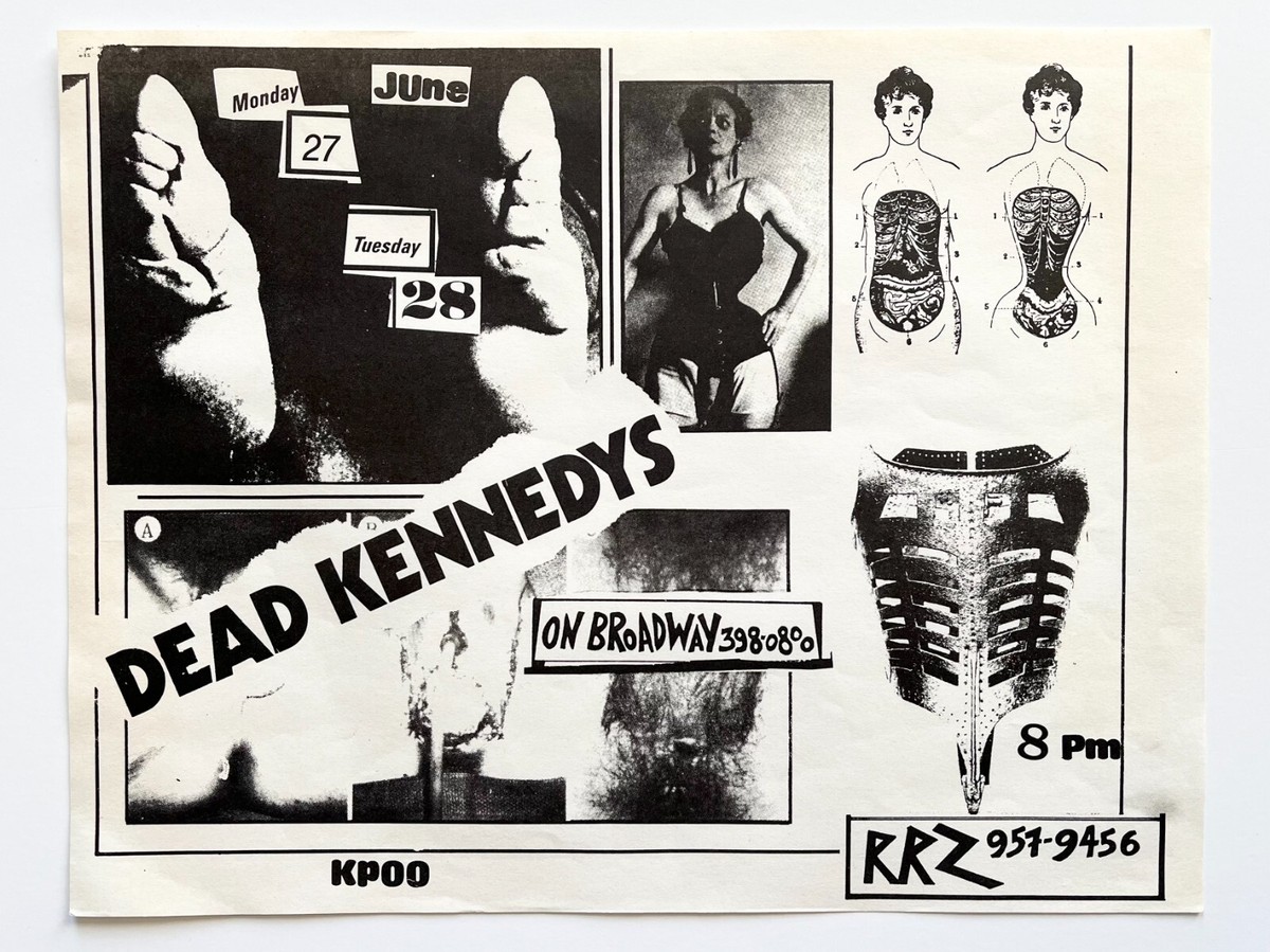 Dead Kennedys RRZ SF Flyer Punk Black Flag TSOL MDC Poster | eBay