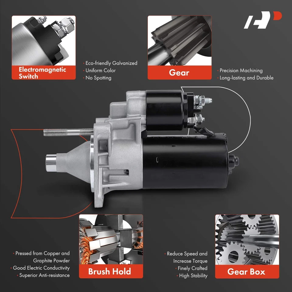 Motor de arranque para Chrysler Daytona LeBaron 86-93 Dynasty Dodge Plymouth Voyager - Imagem 4 de 4