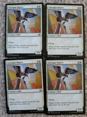MTG 4 x Ghirapur Osprey - Aether Revolt - NM