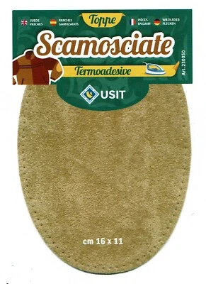 TOPPA TOPPE TERMOADESIVE SCAMOSCIATE IN ALCANTARA USIT 230050
