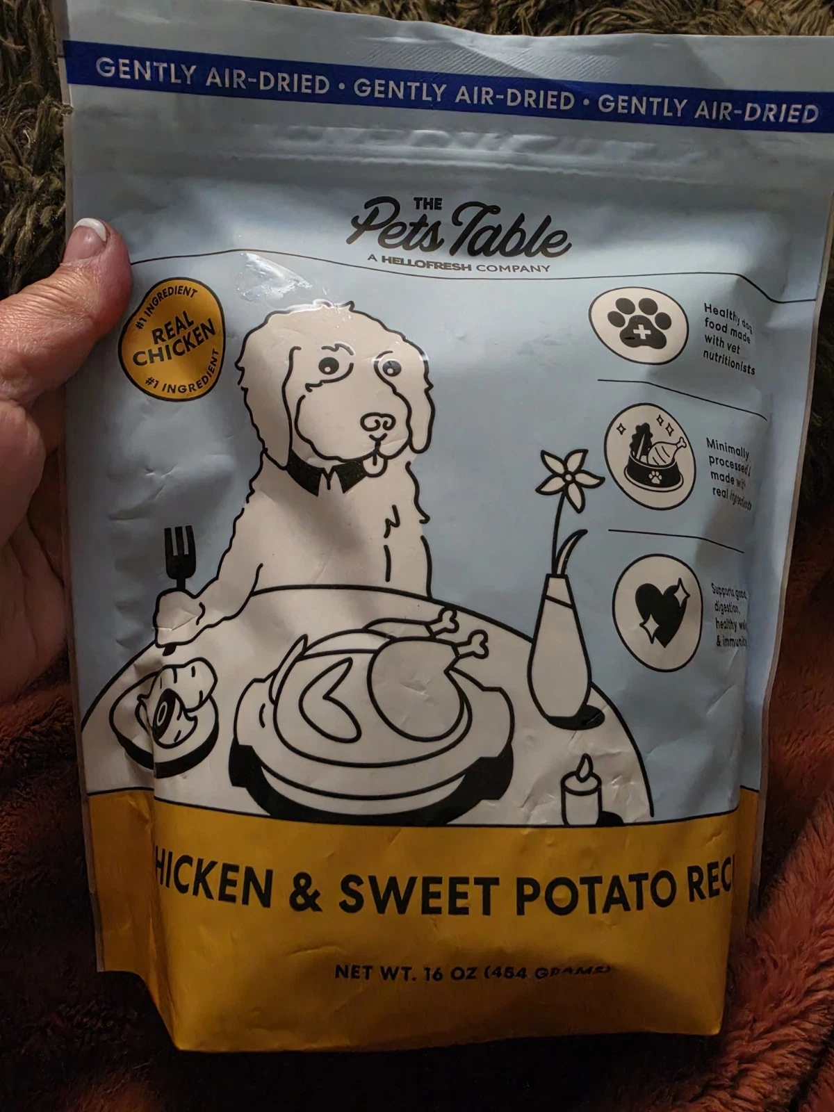 The Pets Table Chicken & Sweet Potato Air-Dried Dog Food, 4 lb