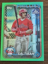 2024 Topps Pro Debut - Devin Saltiban #PD-179 Green Foil  /99 