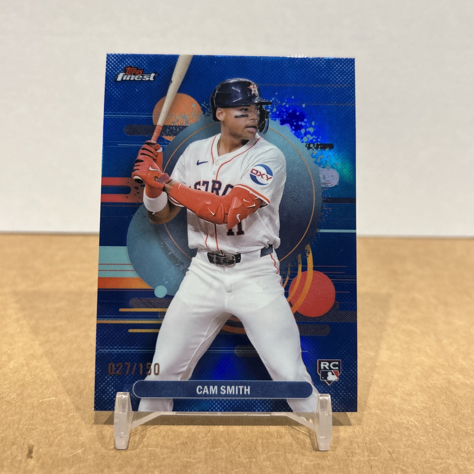 2025 Topps Finest #146 Cam Smith Blue Refractor /150 Uncommon Rookie RC