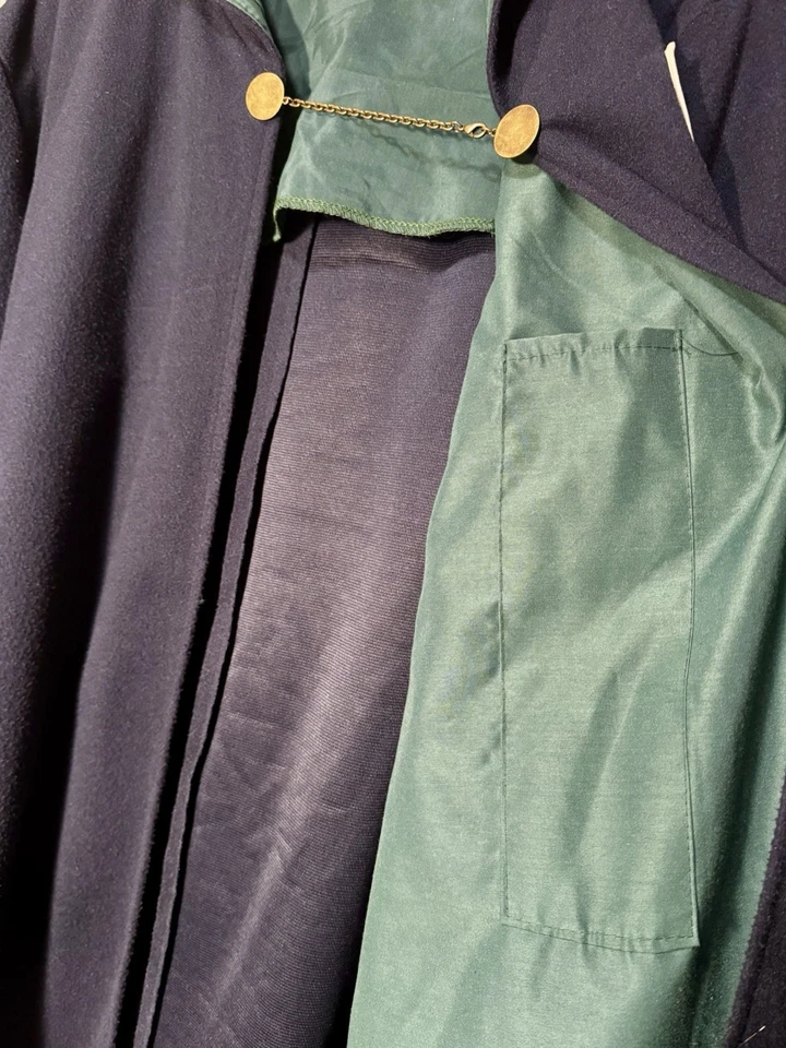 Винтажный Гарри Поттер Хогвартс Слизерин халат копия средний - Изображение 3 из 4