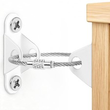 Anti Tip Straps Safety Kit 6-Pack Furniture Anchors for Proofing Prevent